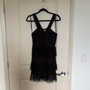 Gianni Bini Black Lace Mini Dress